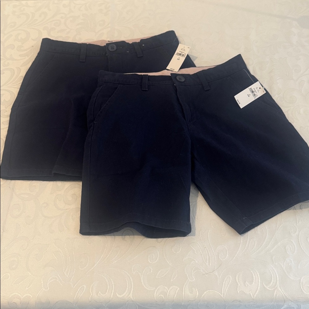 GAP Boys Navy Blue School Uniform Shorts - Pack of 2
